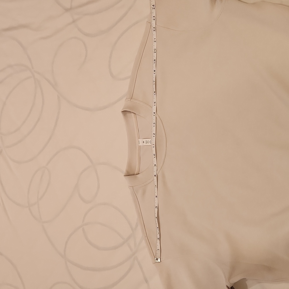 Lululemon Softstreme Perfectly Oversized Cropped Crew in mojave tan size 6 - Picture 14 of 17